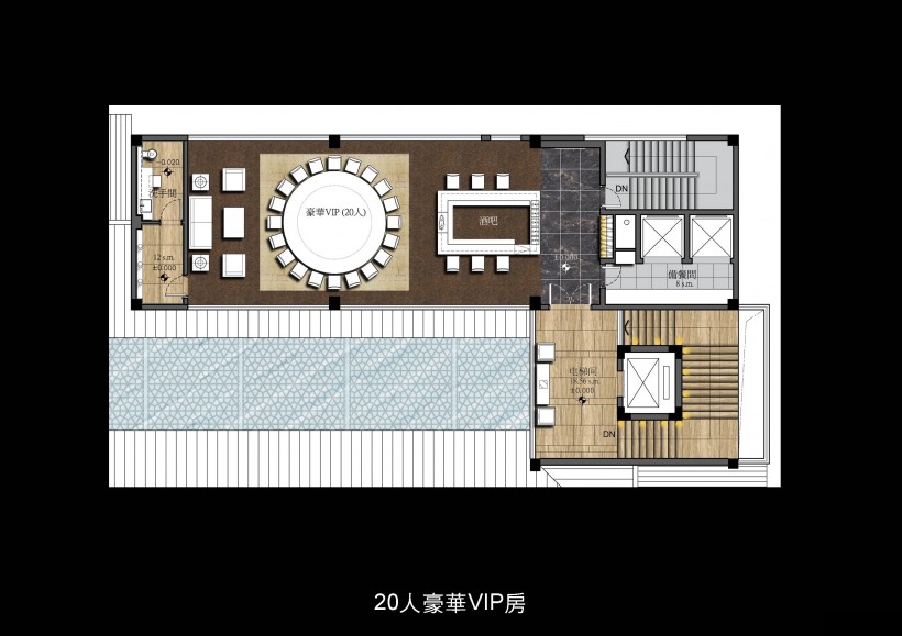 梁志天--成都宽窄巷子项目中餐厅概念设计图片