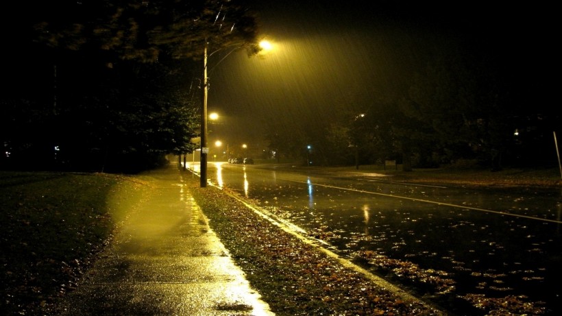 雨天风景图片