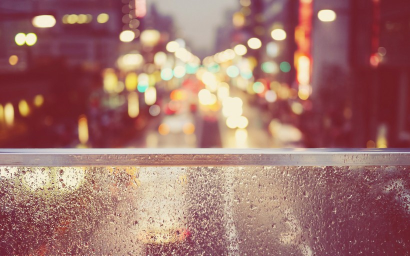 雨天风景图片