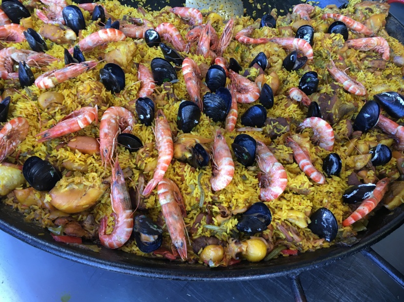 美味的西班牙海鲜饭图片