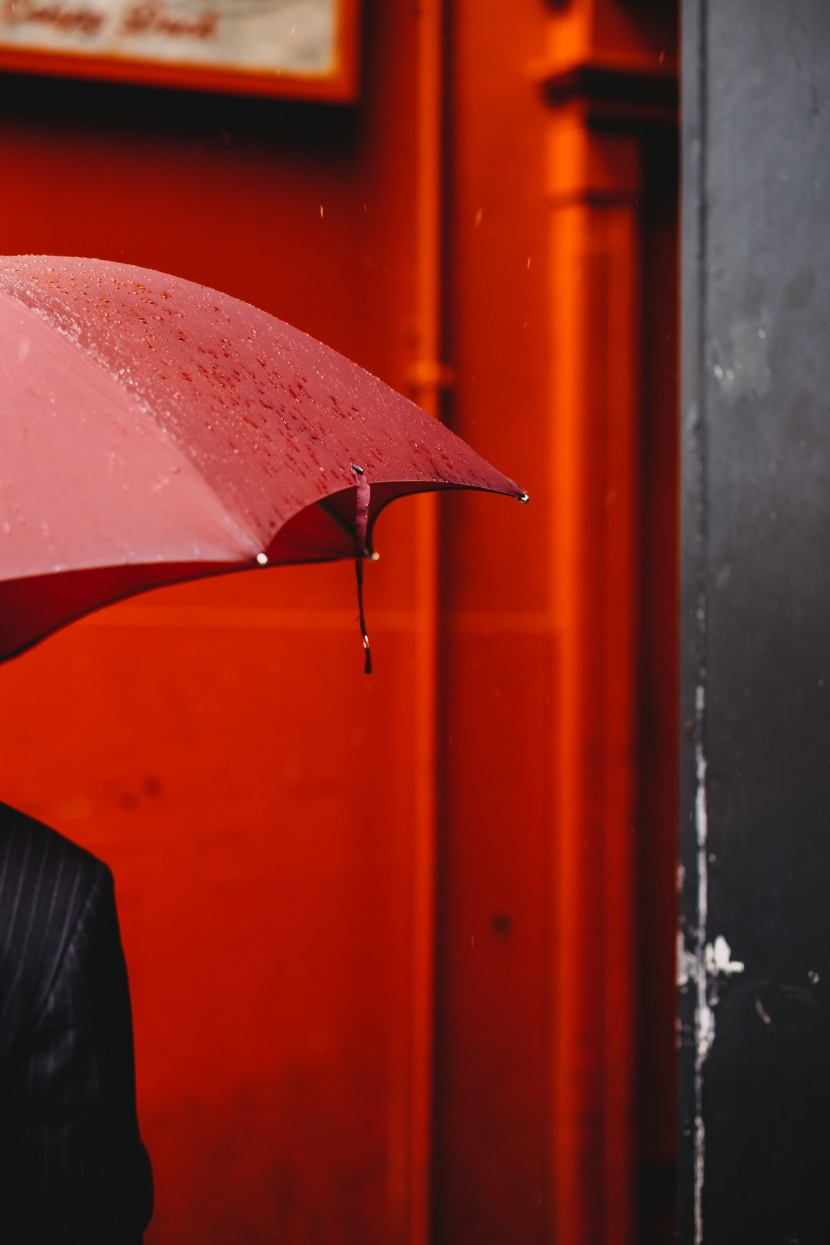 遮阳挡雨的雨伞图片