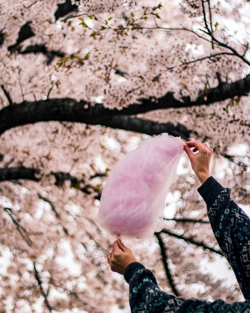 蓬松香甜的棉花糖圖片