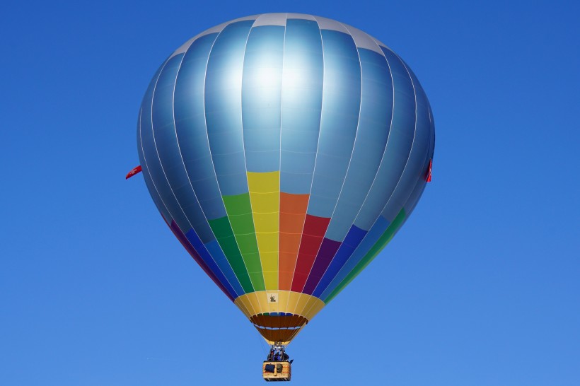 绚丽多彩的空中热气球图片