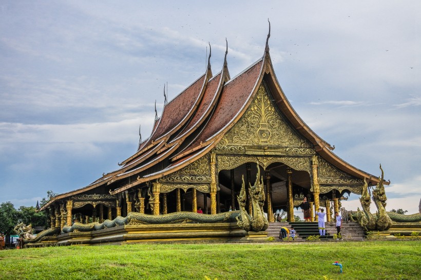 泰國寺廟建筑風景圖片