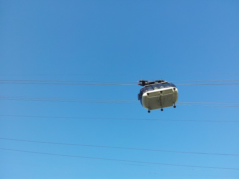 高空中的纜車圖片