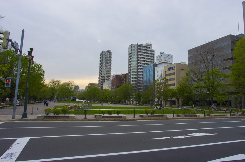 日本札幌大通公园美景图片