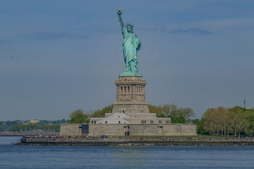 美国自由女神雕像图片