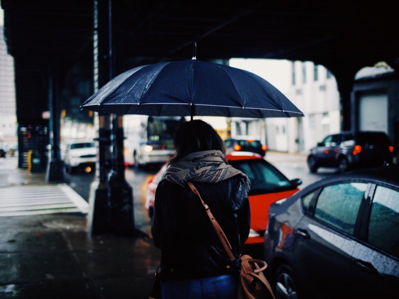 遮阳挡雨的雨伞图片