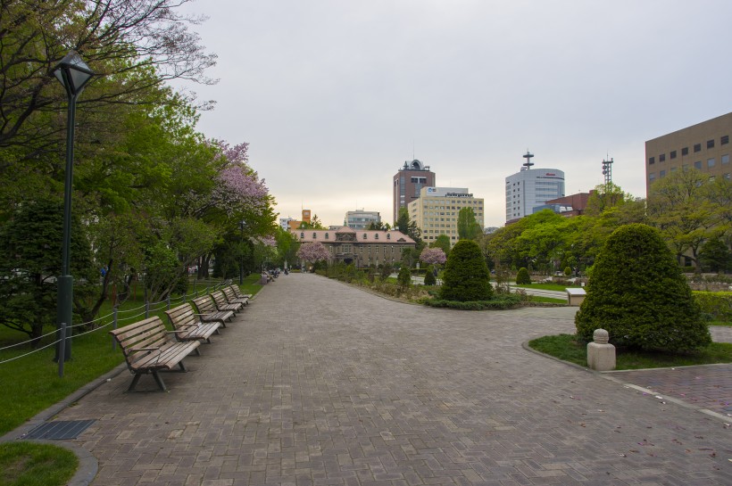 日本札幌大通公园美景图片