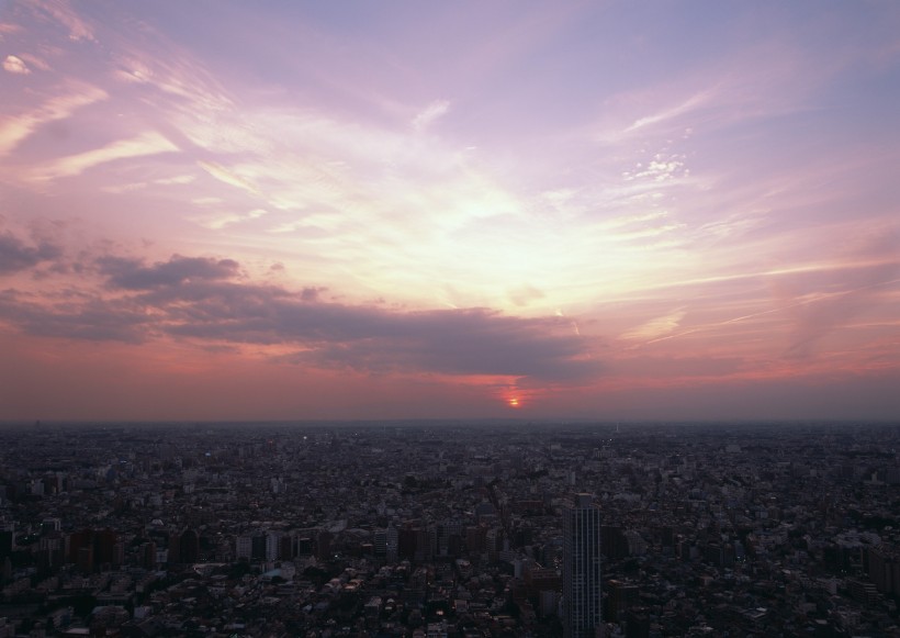 繁华都市夜景图片