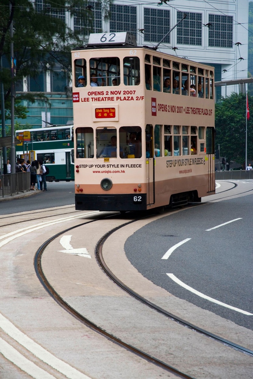 香港電車圖片