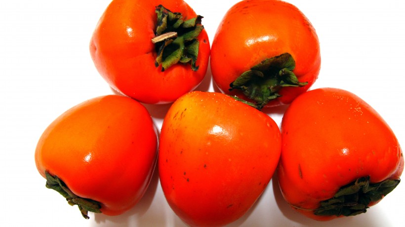 甜甜的柿子图片