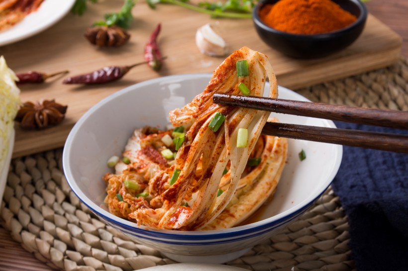 韩国泡菜辣白菜图片