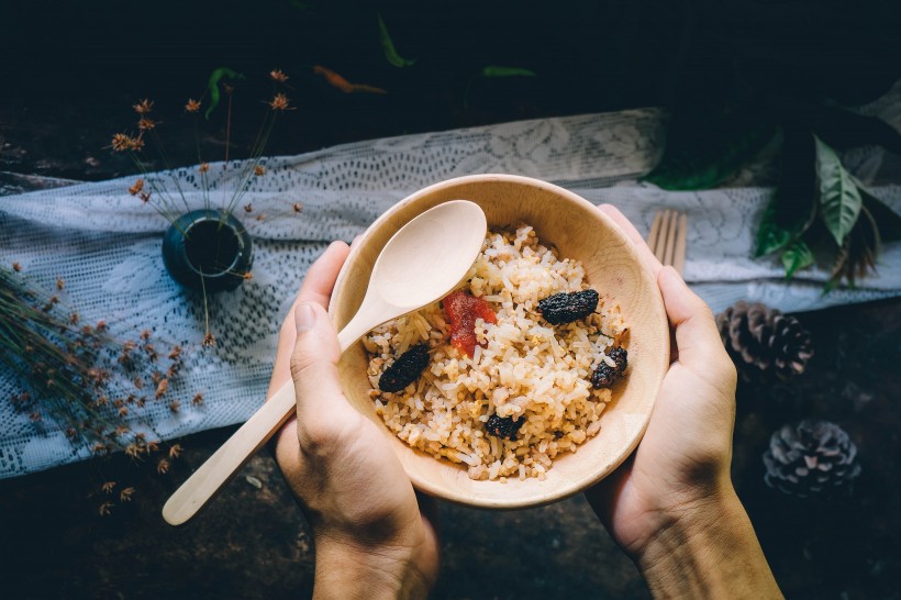 香噴噴的炒飯圖片