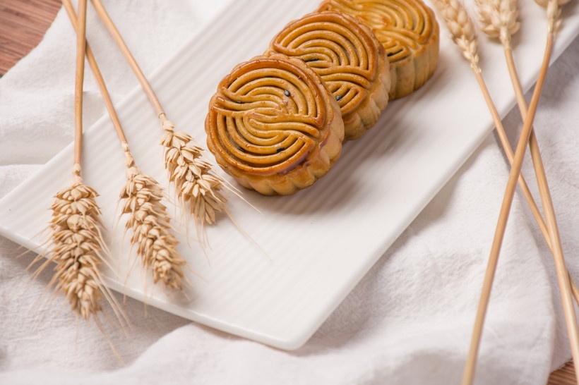 中秋美食月饼图片