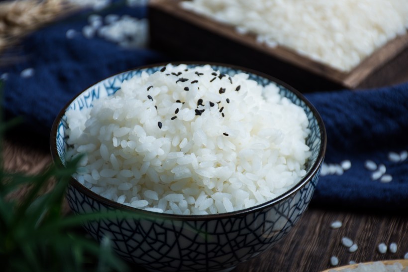 珍珠大米和米飯圖片