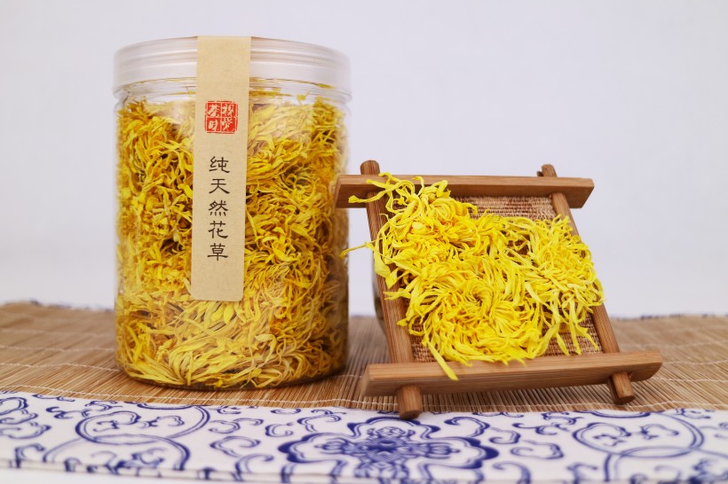 金色金丝皇菊菊花茶图片