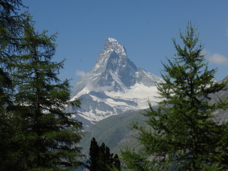 瑞士马特宏峰雪山自然风景图片