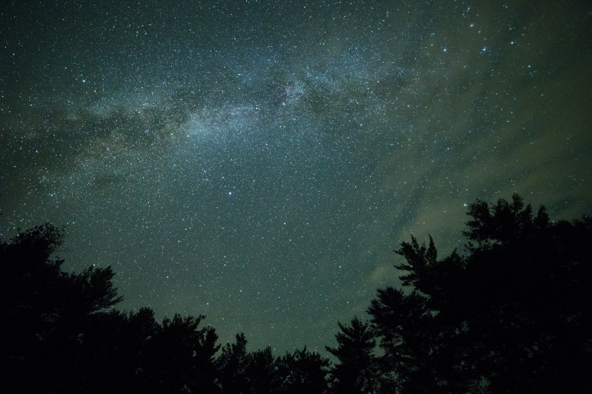 闪亮耀眼的星空风景图片