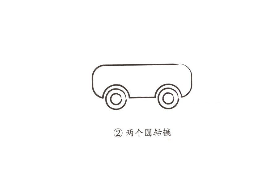 幼兒簡(jiǎn)筆畫 小汽車