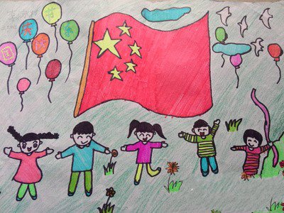 幼儿国庆节简笔画 关于国庆节的简笔画2016