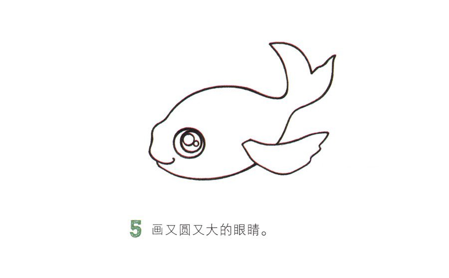 一步一步學(xué)畫漂亮的金魚