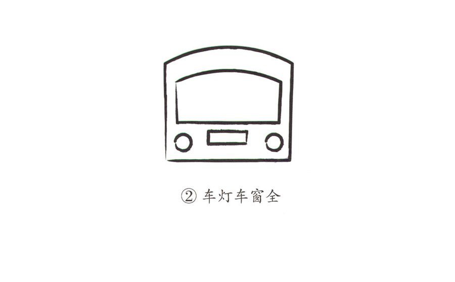 簡(jiǎn)單的列車簡(jiǎn)筆畫