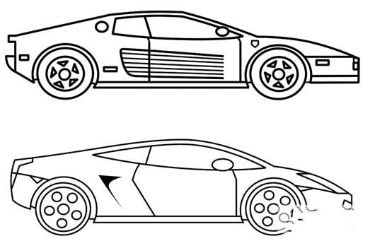 卡通小汽車簡(jiǎn)筆畫(huà)教程