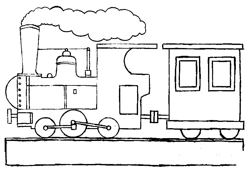 蒸汽火車簡(jiǎn)筆畫圖片大全