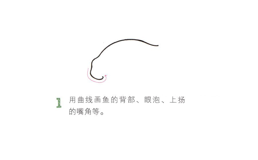 一步一步學(xué)畫漂亮的金魚