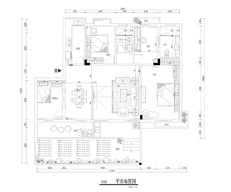 2016簡約新古典四居室裝潢效果