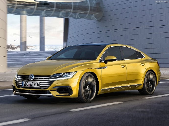 一组帅气的红色大众Volkswagen Arteon R-Line