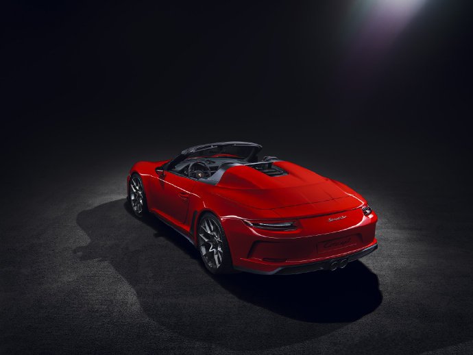 红色保时捷Porsche 911 Speedster ​​​​图片