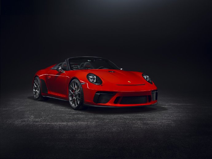 红色保时捷Porsche 911 Speedster ​​​​图片