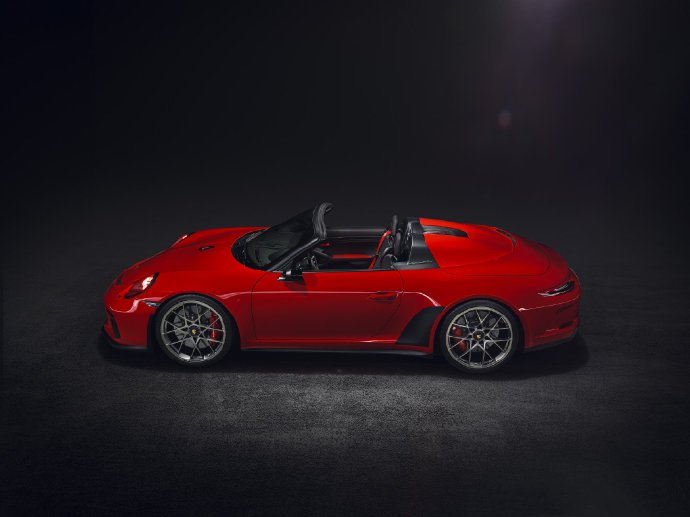 红色保时捷Porsche 911 Speedster ​​​​图片