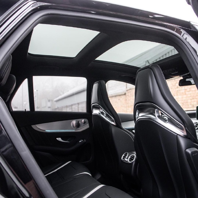 一组帅气黑色的Benz glc63 奔驰图片欣赏