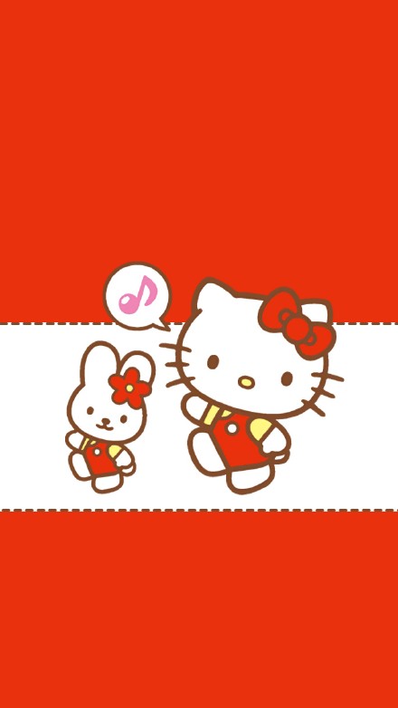 糖果色清新可愛的hellokitty高清手機(jī)壁紙大全