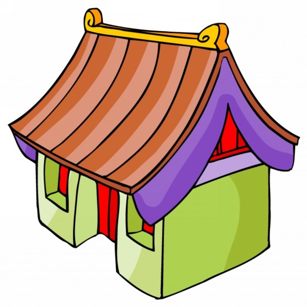 中國特色建筑卡通圖片