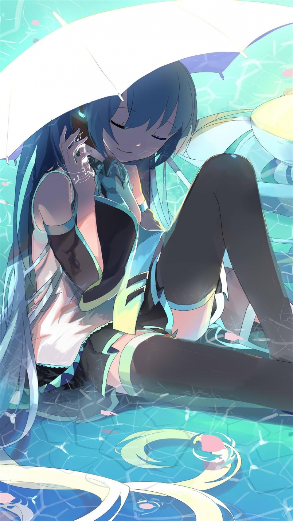 初音未来歌姬卡通图片手机壁纸