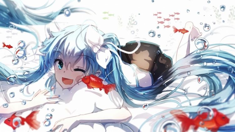 初音双马尾少女动漫图片