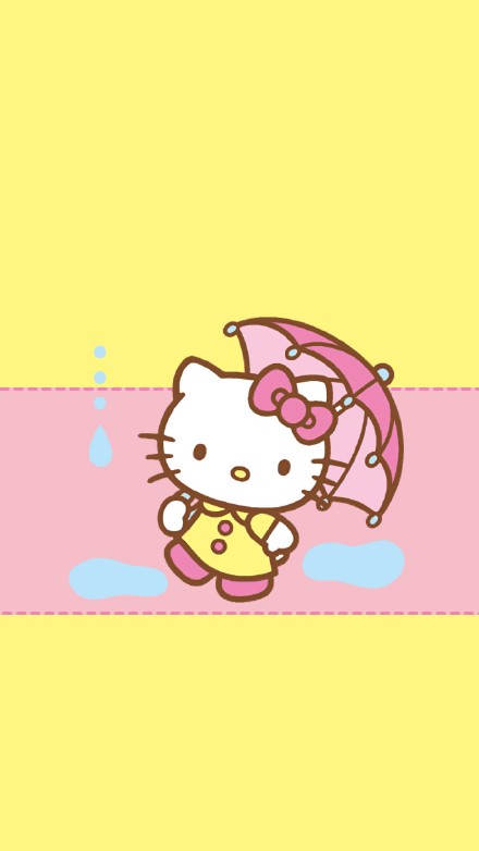 糖果色清新可愛的hellokitty高清手機壁紙大全