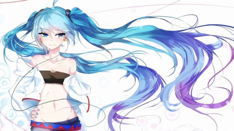 初音双马尾少女动漫图片