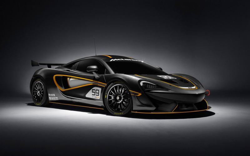 一组迈凯轮570S GT4赛车造型图片