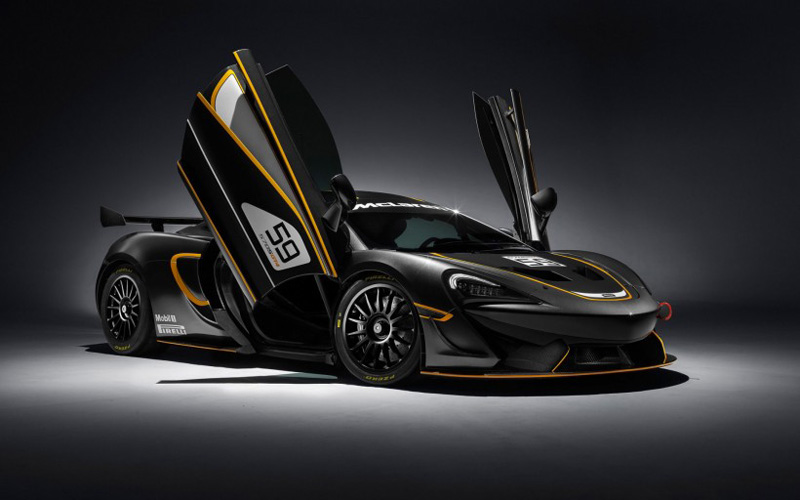 一组迈凯轮570S GT4赛车造型图片