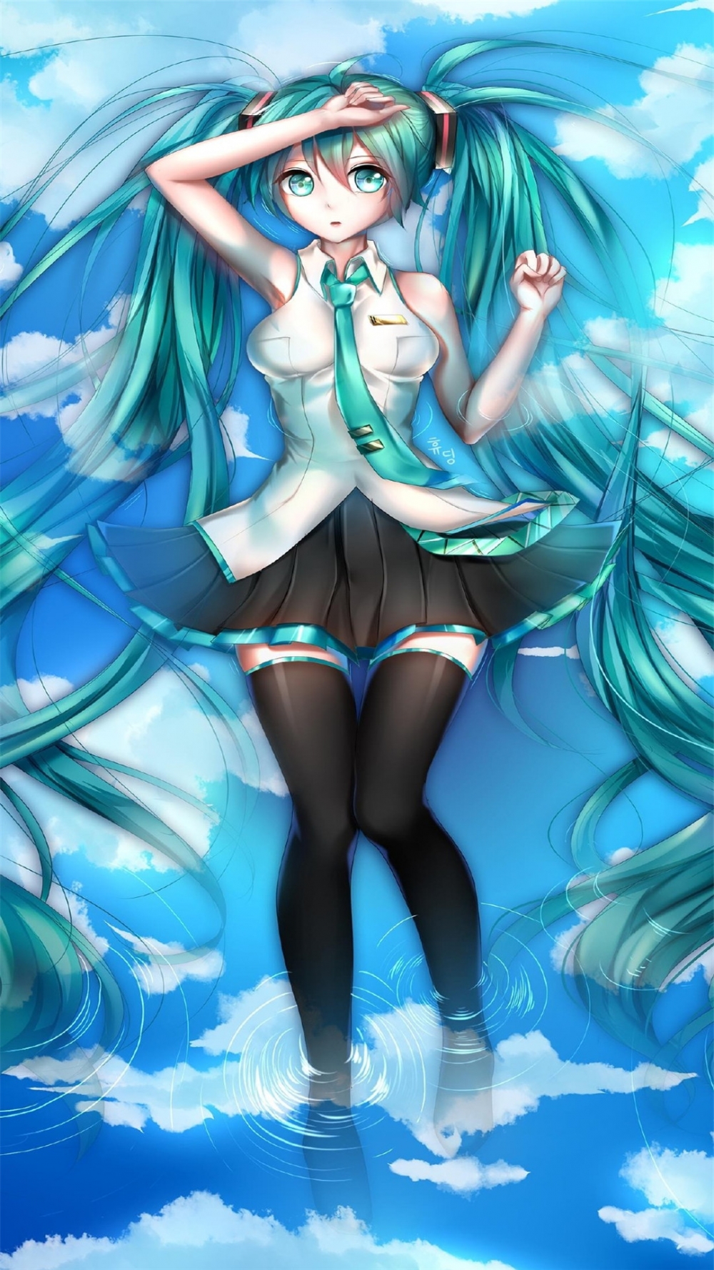 初音未来歌姬卡通图片手机壁纸