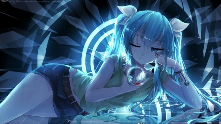 初音双马尾少女动漫图片