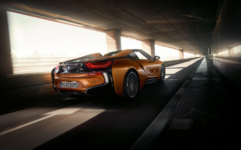 全新BMW i8系列敞篷版超跑图片