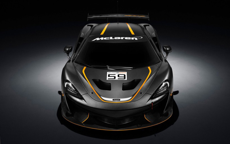 一组迈凯轮570S GT4赛车造型图片