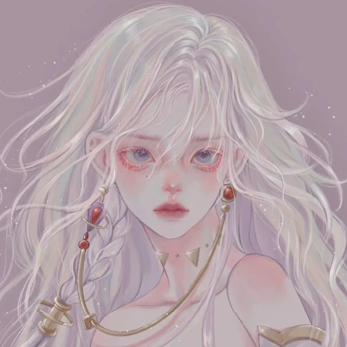 彩色梦幻的漂亮少女唯美绘画壁纸