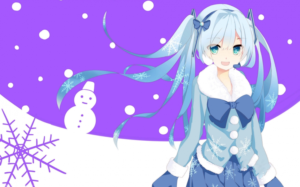 一组雪初音动漫桌面图片欣赏